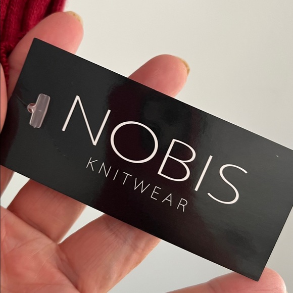 Red Ribbed Long Sleeve Sweater - Picture 6 of 6